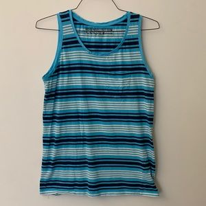 Indigenous Freedom For The People Striped Tank Top Size Medium